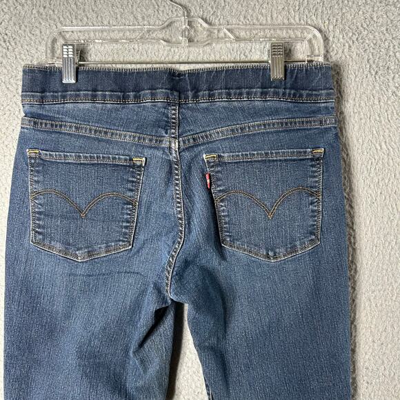 Levi's Jeans Womens 8 Blue Pull On Slim Fit‎ Skinny Jeans Denim Jeggings - Picture 5 of 12